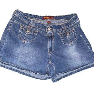 Hissy Fit Plus Size Jean Shorts Size 22